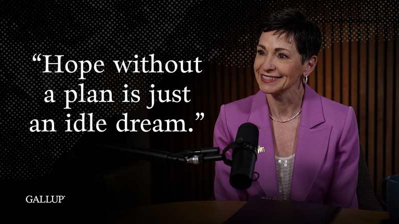 Penny Pennington: 'Hope without a plan is just an idle dream.'