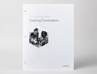 Front cover of a Coaching Builder Talents Coaching Conversations Guide.