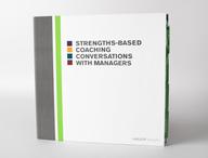Binder labeled Strengths-Based Coaching Conversations With Managers.