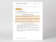マネージャー向けクリフトンストレングスレポートの3ページ目には、個人の最初のクリフトンストレングス資質が記載されています。