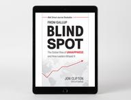 Blind Spot e-book on tablet.