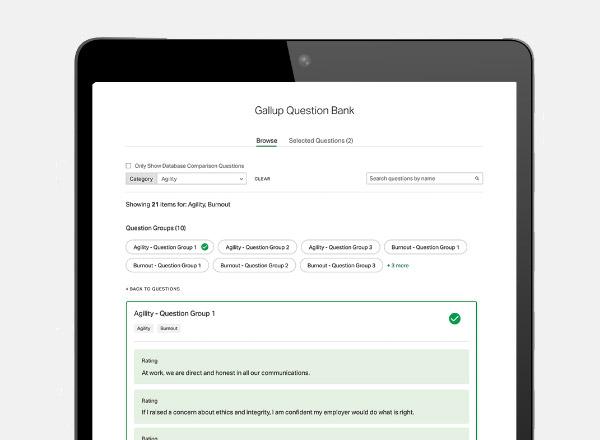 Example of the Pulse Survey