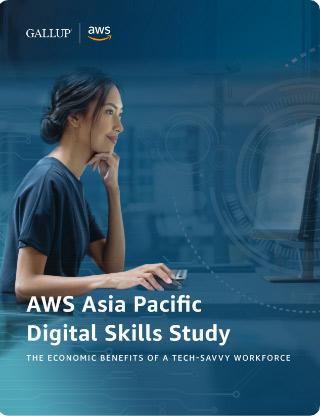 The Amazon Web Services-Gallup Asia Pacific Digital Skills Study Report Cover