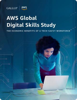 The Amazon Web Services-Gallup Global Digital Skills Study Report Cover