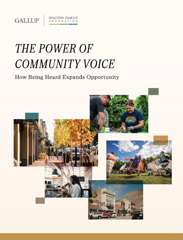 The Power of Community Voice: How Being Heard Expands Opportunity Report Cover