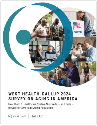 West Health-Gallup 2024 Survey on Aging America Cover
