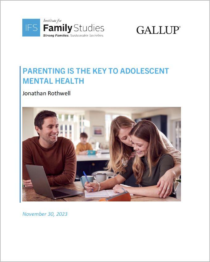 Parenting Is The Key To Adolescent Mental Health report cover