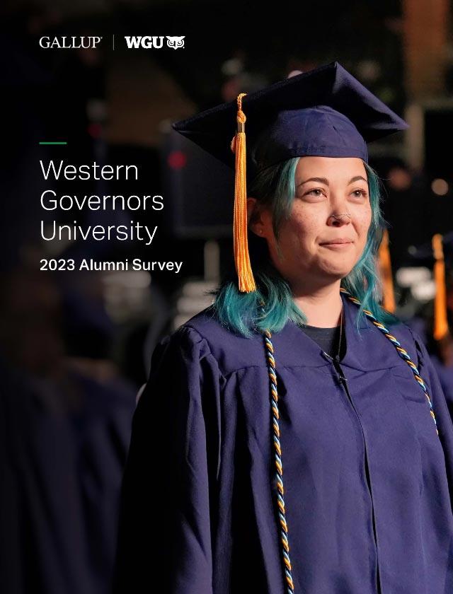 Western Governors University 2023 Alumni Survey report cover