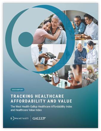West Health-Gallup Tracking Healthcare Affordability and Value Report Cover