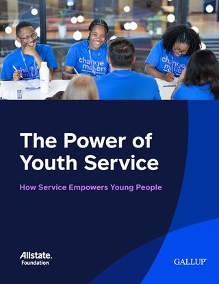  The Power of Youth Service: How Service Empowers Young People report cover