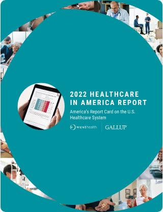 West Health-Gallup 2022 Healthcare in America Report Cover