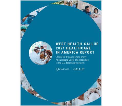 West Health-Gallup 2021 Healthcare in America Report Cover