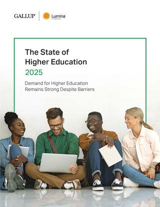The State of Higher Education 2025 report cover