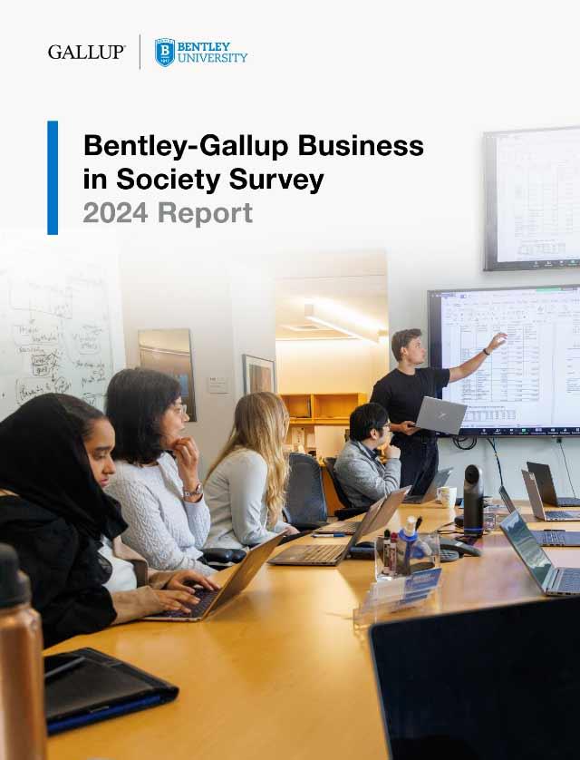 2024 Bentley-Gallup Business in Society Report cover