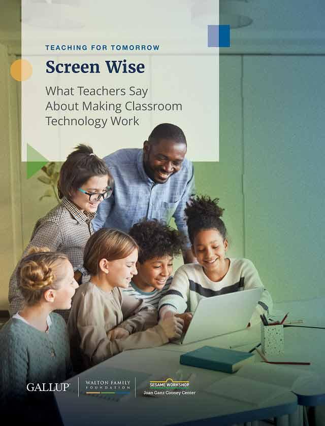 Teaching for Tomorrow: Screen Wise report cover