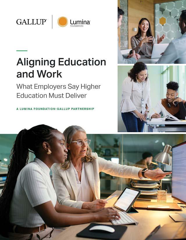 Aligning Education and Work: What Employers Say Higher Education Must Deliver report cover