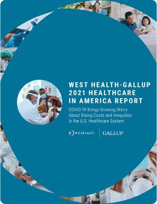 West Health-Gallup 2021 Healthcare in America Report Report Cover