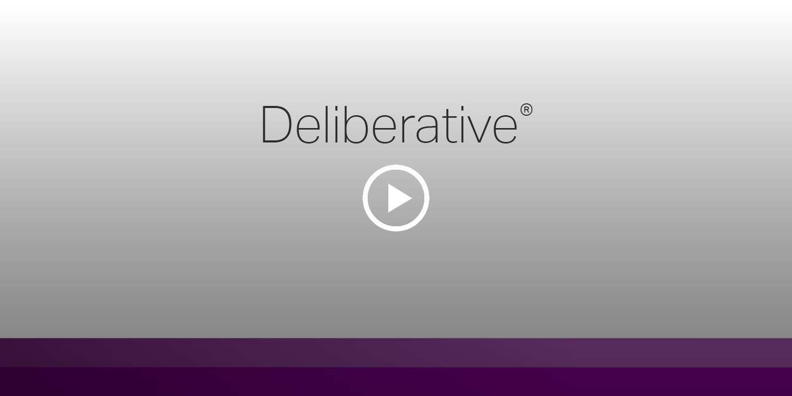 Play video - Deliberative - Learn more about your innate talents from Gallup's Clifton StrengthsFinder!