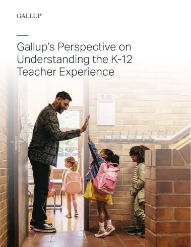 Gallup’s Perspective on Understanding the K-12 Teacher Experience Cover
