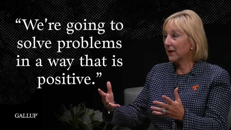 Donde Plowman: 'We're going to solve problems in a way that is positive.' 