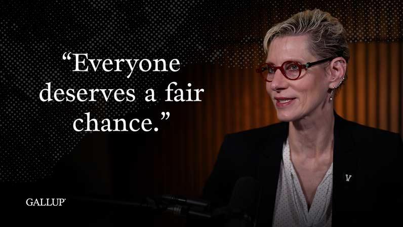 Marlene Tromp :'Everyone deserves a fair chance.