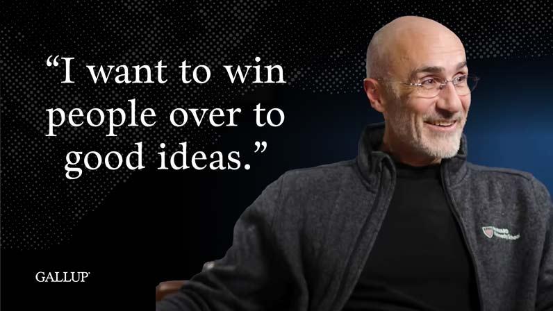 Arthur Brooks: 'I want to win people over to good ideas.' 
