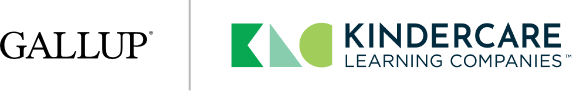 Gallup and KinderCare logos
