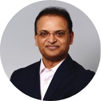 A headshot of Bala Sathyanarayanan, Chief Human Resources Officer at Greif