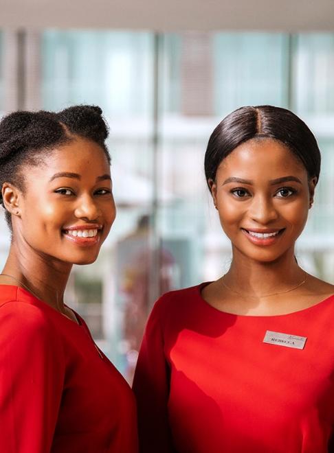 Two Kempinski Company Women employees