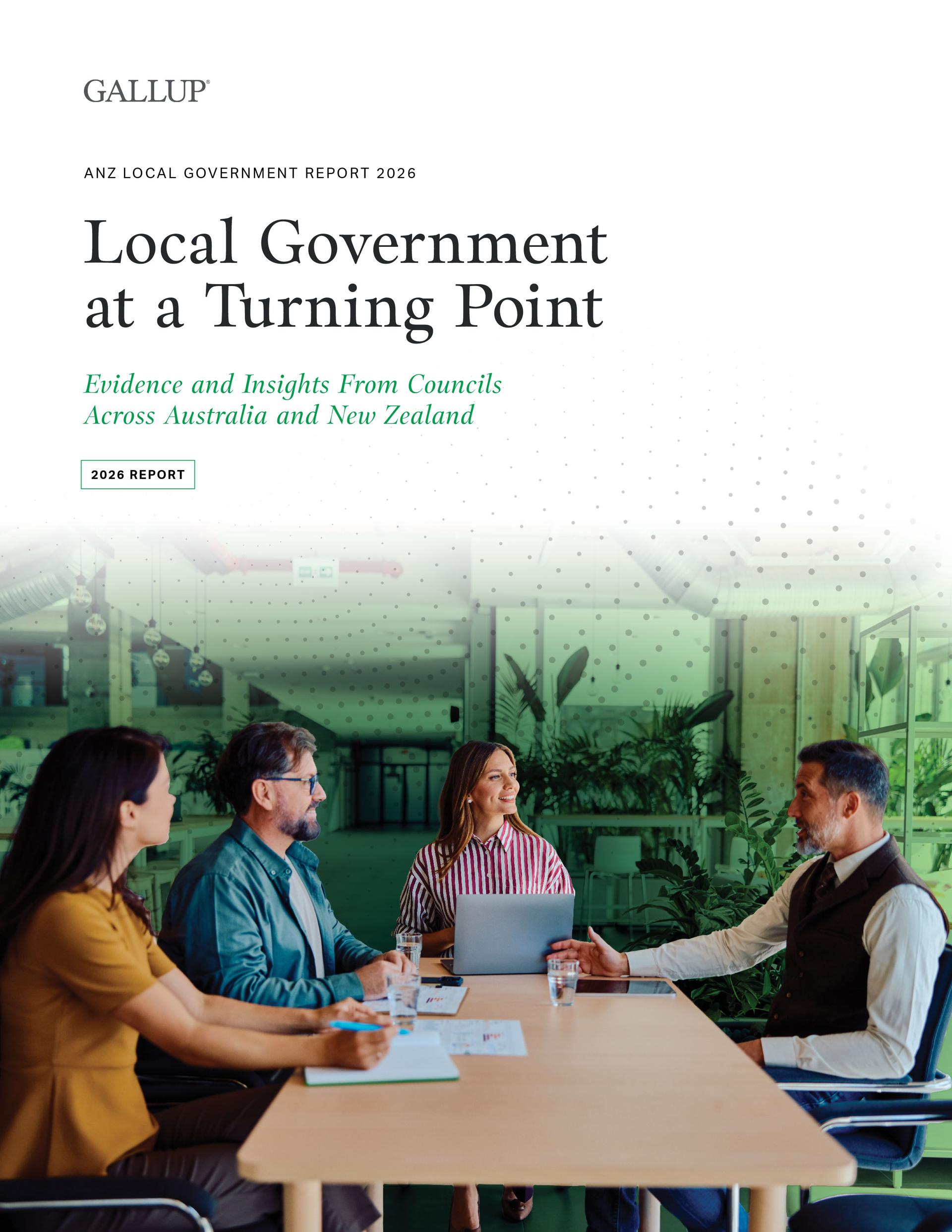 Gallup | ANZ Local Government Report 2026 report cover