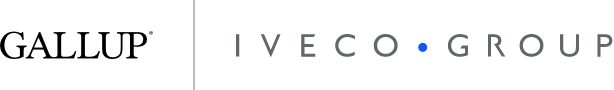 Gallup and Iveco logo
