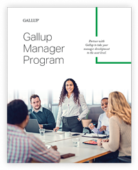 Gallup Manager Program cover