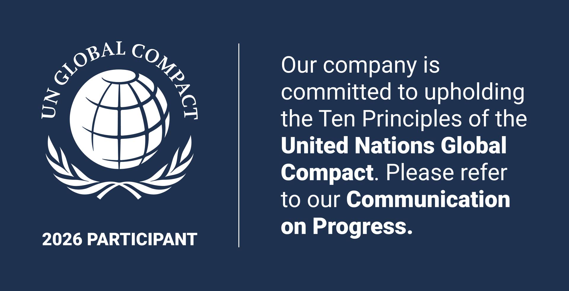 UN Global Compact 2026 Participant logo
