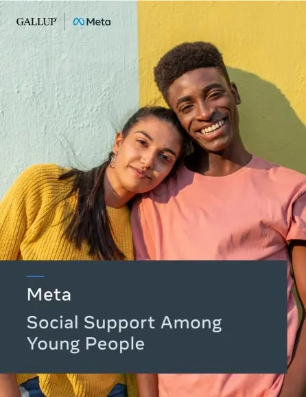 Cover of the Meta: Social Support Among Young People report