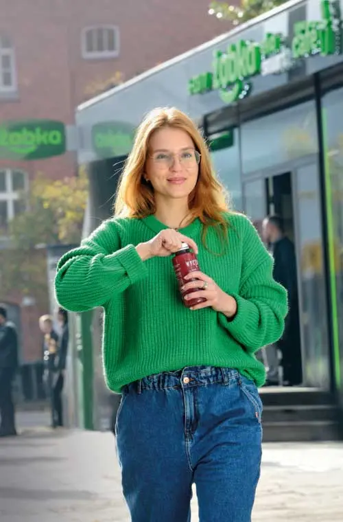 Woman in Green Sweater