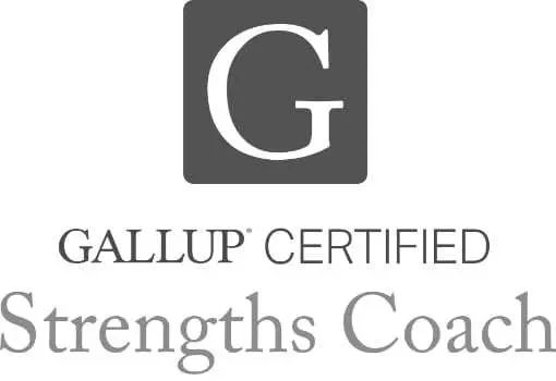 Gallup-Certified Strengths Coach logo.
