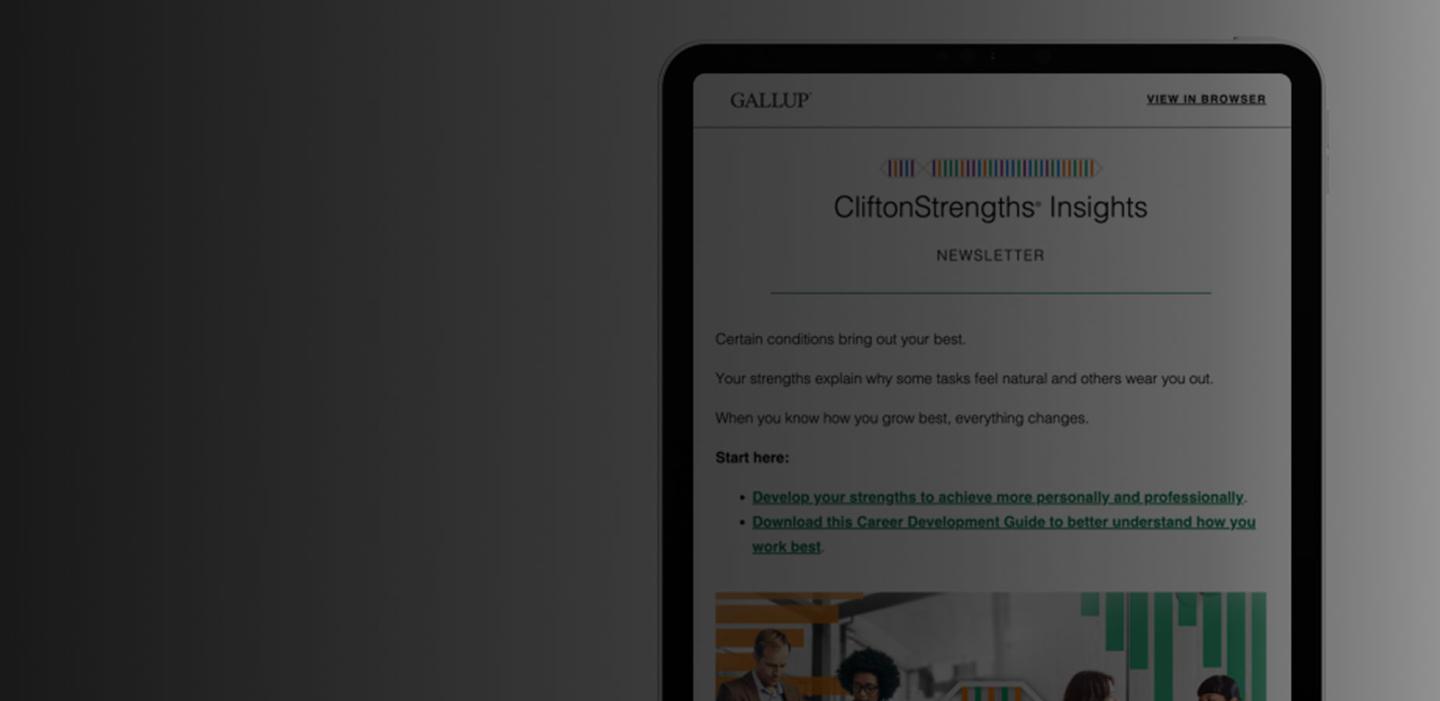 Coach Resources PP > Infinite Carousel > CliftonStrengths Newsletter