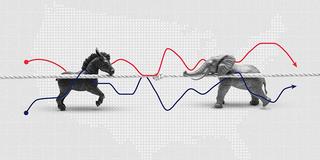 /<h3>Neither Party Dominates in Favorability or Trust</h3>