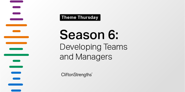 Theme Thursday Season 6: Teams and Managers