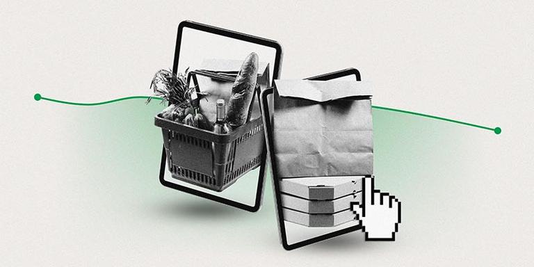 More Ordering Groceries Online; Fewer Dining Out