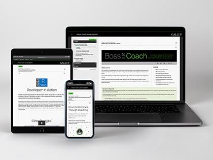 Boss to Coach Two Digital Kit displayed on multiple devices.