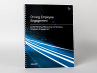 Front cover of the Driving Employee Engagement Workbook.
