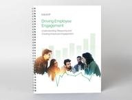 Front cover of the Driving Employee Engagement Workbook.