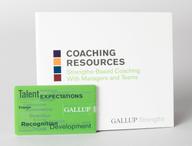 Front of Coaching Resources: Strengths-Based Coaching With Managers and Teams USB packet.