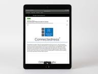 Digital kit displayed on device, featuring the Connectedness theme page.