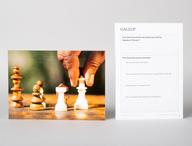 Click this thumbnail to show image: Front and back of a CliftonStrengths Insight Photo Card
