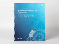 Front cover of the Building Accountability for Engagement: Creating an Engaging Team Culture Workbook.