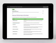 Click this thumbnail to show image: Improve Performance Activities list from CliftonStrengths Team Activities Guide Volume 1 (Digital).