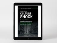 Culture Shock e-book on tablet.