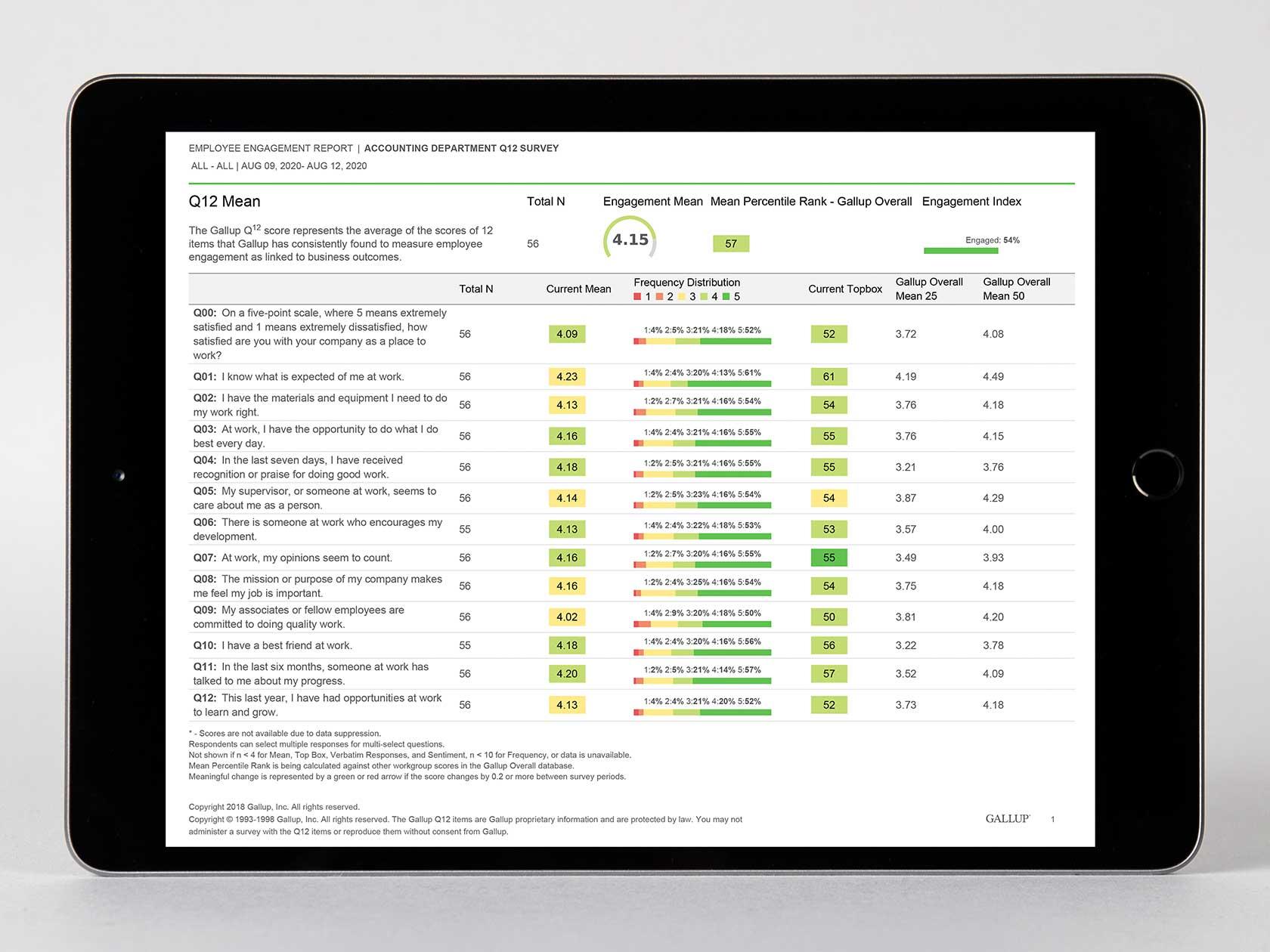 Q12 Employee Engagement Survey enus Gallup